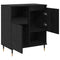 vidaXL Sideboard Black oak 60 x 35 x 70 cm Engineered wood