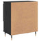 vidaXL Sideboard Black oak 60 x 35 x 70 cm Engineered wood