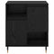 vidaXL Sideboard Black oak 60 x 35 x 70 cm Engineered wood