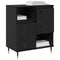 vidaXL Sideboard Black oak 60 x 35 x 70 cm Engineered wood
