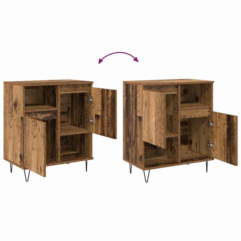 vidaXL Sideboard Old wood 60 x 35 x 70 cm Engineered wood