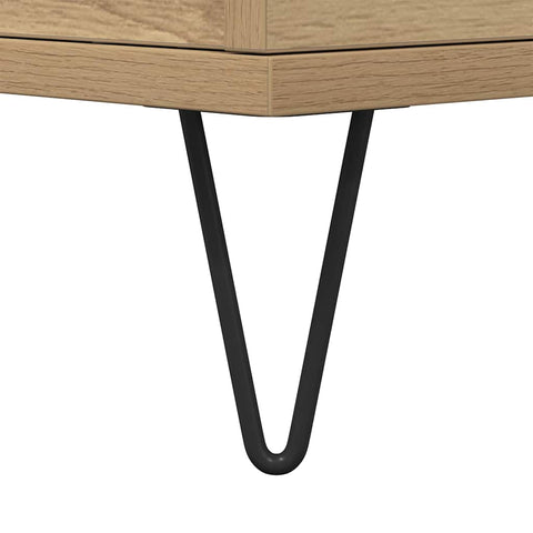 vidaXL Sideboard Artisan oak 60 x 35 x 70 cm Engineered wood