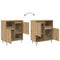 vidaXL Sideboard Artisan oak 60 x 35 x 70 cm Engineered wood