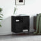 vidaXL Sideboard Black oak 60 x 35 x 70 cm Engineered wood