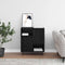 vidaXL Sideboard Black oak 60 x 35 x 70 cm Engineered wood