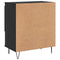 vidaXL Sideboard Black oak 60 x 35 x 70 cm Engineered wood