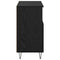 vidaXL Sideboard Black oak 60 x 35 x 70 cm Engineered wood