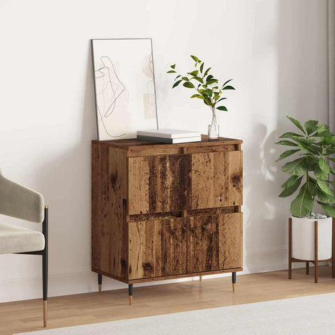vidaXL Sideboard with Storage with Door Brown 60 x 35 x 70 cm Engineered wood
