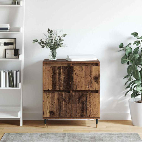 vidaXL Sideboard with Storage with Door Brown 60 x 35 x 70 cm Engineered wood