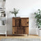 vidaXL Sideboard with Storage with Door Brown 60 x 35 x 70 cm Engineered wood