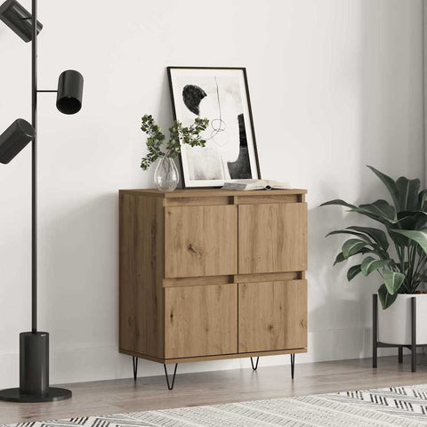 vidaXL Sideboard with Storage with Door Brown 60 x 35 x 70 cm Engineered wood