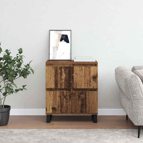 vidaXL Sideboard with Storage with Door Brown 60 x 35 x 70 cm Engineered wood