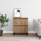 vidaXL Sideboard with Storage with Door Brown 60 x 35 x 70 cm Engineered wood