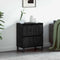 vidaXL Sideboard with Storage with Door Black 60 x 35 x 70 cm Engineered wood