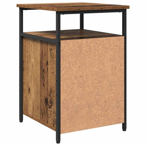 vidaXL Bedside Cabinet 2 pcs Old wood Engineered Wood