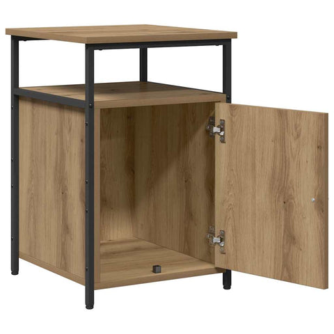 vidaXL Bedside Cabinet Artisan oak Engineered Wood