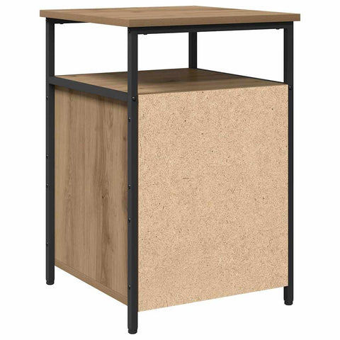 vidaXL Bedside Cabinet Artisan oak Engineered Wood