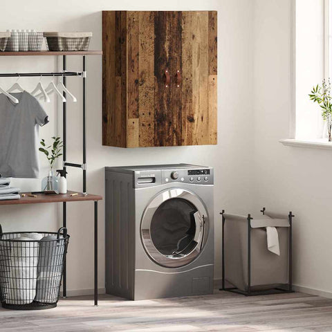 vidaXL Wall Mounted Cabinet Brown 69.5 x 34 x 90 cm Engineered wood