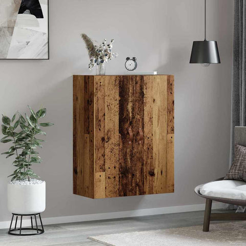 vidaXL Wall Mounted Cabinet Brown 69.5 x 34 x 90 cm Engineered wood