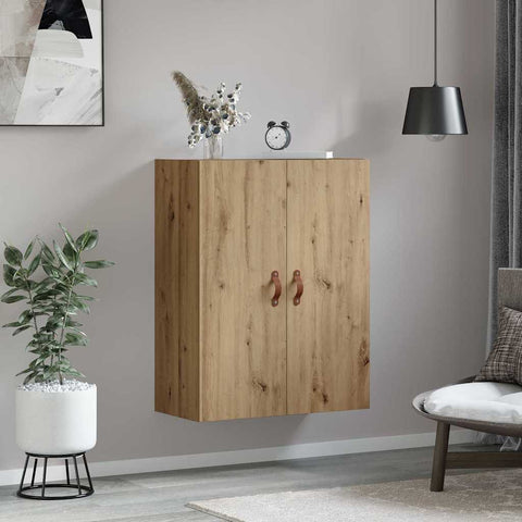 vidaXL Wall Mounted Cabinet Brown 69.5 x 34 x 90 cm Engineered wood