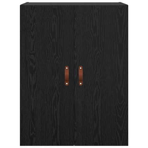 vidaXL Wall Mounted Cabinet Black 69.5 x 34 x 90 cm Engineered wood