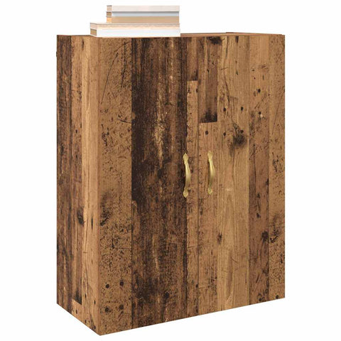 vidaXL Wall Mounted Cabinet Old wood 69.5 x 34 x 90 cm Engineered wood