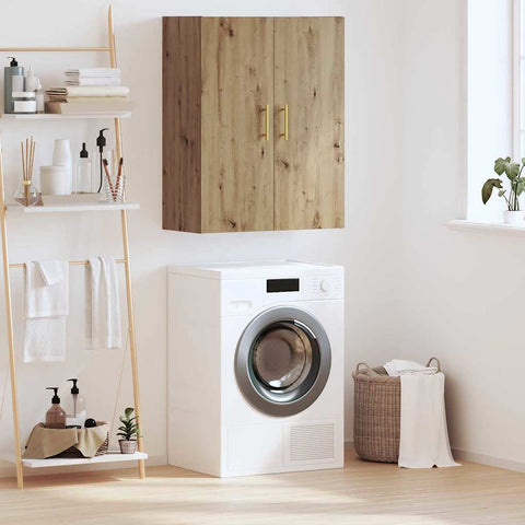 vidaXL Wall Mounted Cabinet Brown 69.5 x 34 x 90 cm Engineered wood