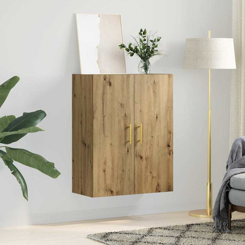 vidaXL Wall Mounted Cabinet Brown 69.5 x 34 x 90 cm Engineered wood