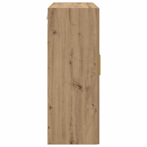 vidaXL Wall Mounted Cabinet Brown 69.5 x 34 x 90 cm Engineered wood