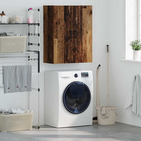 vidaXL Wall Mounted Cabinet Brown 69.5 x 34 x 90 cm Engineered wood