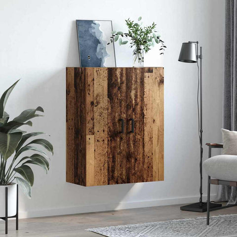 vidaXL Wall Mounted Cabinet Brown 69.5 x 34 x 90 cm Engineered wood