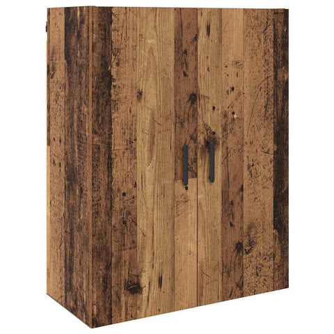vidaXL Wall Mounted Cabinet Old wood 69.5 x 34 x 90 cm Engineered wood