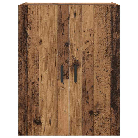vidaXL Wall Mounted Cabinet Old wood 69.5 x 34 x 90 cm Engineered wood