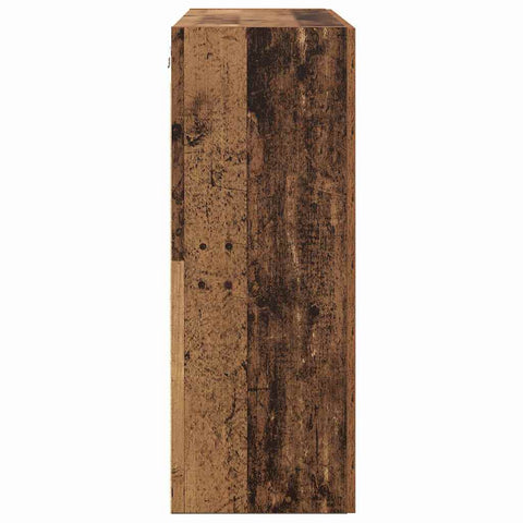 vidaXL Wall Mounted Cabinet Old wood 69.5 x 34 x 90 cm Engineered wood