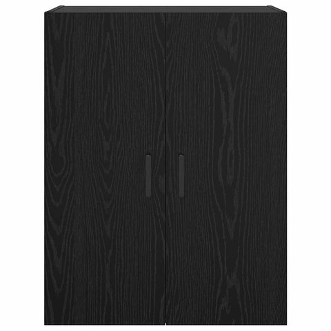 vidaXL Wall Mounted Cabinet Black oak 69.5 x 34 x 90 cm