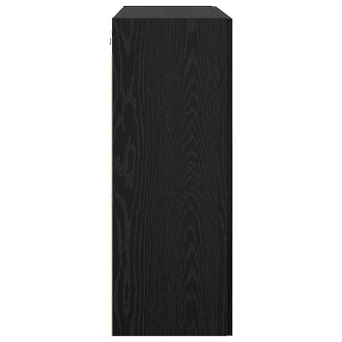 vidaXL Wall Mounted Cabinet Black oak 69.5 x 34 x 90 cm