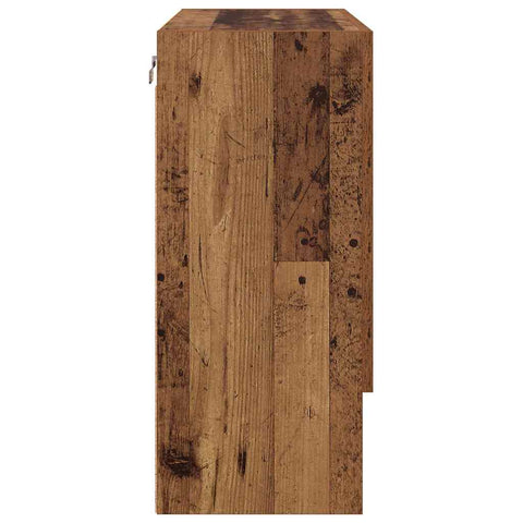 vidaXL Wall Cabinet Old wood 60 x 31 x 70 cm Engineered wood
