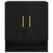 vidaXL Wall Cabinet Black oak 60 x 31 x 70 cm Engineered wood