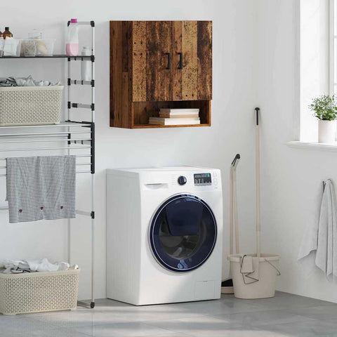 vidaXL Wall Cabinet Old wood 60 x 31 x 70 cm Engineered wood