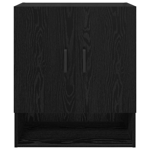 vidaXL Wall Cabinet Black oak 60 x 31 x 70 cm Engineered wood