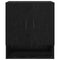vidaXL Wall Cabinet Black oak 60 x 31 x 70 cm Engineered wood