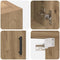 vidaXL Wall Cabinet Artisan oak 60 x 31 x 70 cm Engineered wood