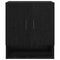 vidaXL Wall Cabinet Black oak 60 x 31 x 70 cm Engineered wood