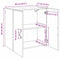 vidaXL Wall Cabinet Old wood 60 x 31 x 60 cm Engineered wood
