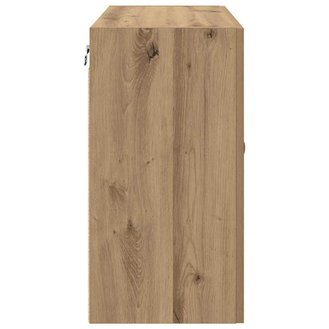 vidaXL Wall Cabinet Artisan oak 60 x 31 x 60 cm Engineered wood