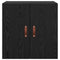vidaXL Wall Cabinet Black oak 60 x 31 x 60 cm Engineered wood
