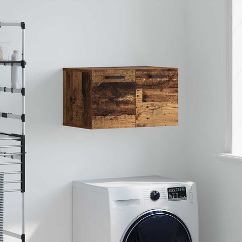vidaXL Wall Cabinet Old wood 60 x 36.5 x 35 cm Engineered wood