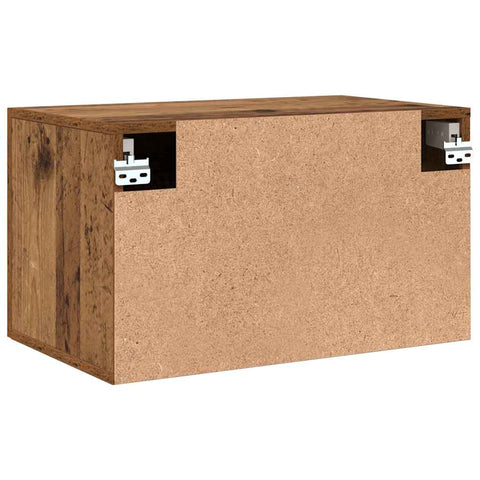 vidaXL Wall Cabinet Old wood 60 x 36.5 x 35 cm Engineered wood