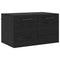 vidaXL Wall Cabinet Black oak 60 x 36.5 x 35 cm Engineered wood