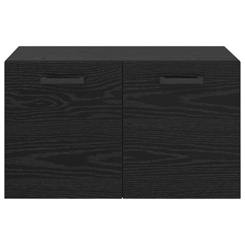 vidaXL Wall Cabinet Black oak 60 x 36.5 x 35 cm Engineered wood